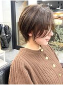 くびれショート前下がりハンサムショート20代30代40代