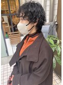 くるくるショートパーマ