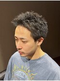 黒髪短髪 ビジネスセイムレイヤーベリーショート アップバング