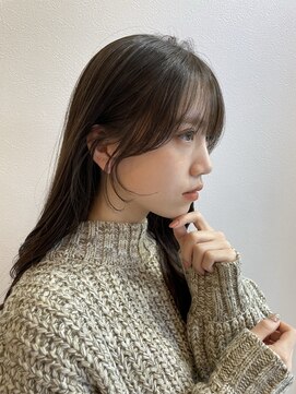 ミラ(MIRA) ショコラアッシュ韓国風顔まわりレイヤー