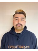 MEN'SHAIRツーブロック束感ショート波巻きハイライト40