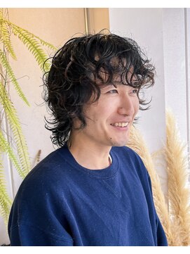 アクセヘアー 町田(acce hair) men`s wolf perm