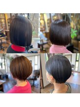 《丸みボブ/大人ショート/透明感あるカラーが得意♪》TOP stylist:森麻乃