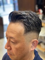 ヘアーモードキクチ 神田日銀通り店 神田大人barberスタイル