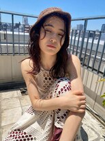 ヘーゼル 博多(HAZEL.)&nbsp;艶髪暖色ウェーブヘア