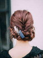 エクファ ヘア リゾート 大津 瀬田店(ex-fa hair resort)&nbsp;夏ウエットヘアオリーブベージュデザインカラーレイヤーカット