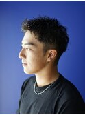 10代20代メンズカットパーマニュアンスパーマスパイキーショート