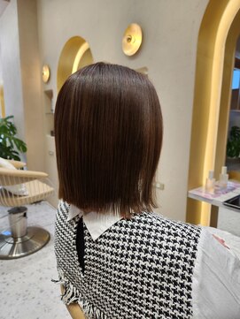 プアメリア 名古屋(Puamelia) 名駅 栄 名古屋駅 ブリーチなしダブルカラー ボブ インナー