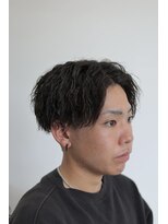 ヴェルゴ 北島店(vellgo)&nbsp;センターパート×縦落ちツイストスパイラルパーマ