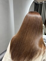 エトラ 渋谷店(etora) 艶髪ロング　ブラウンベージュ