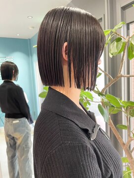 ノエ トトン(noe tton) 切りっぱなしボブ（20代/30代/ショート/ボブ/髪質改善）AYA47