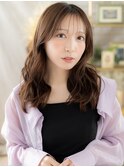 韓国風巻き透けバングこなれロングレイヤーa川口20代30代40代