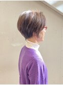 40代50代60代白髪マッシュショートボブ大人美人くびれ髪質改善