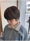 コンパクトショート_ナチュラルハイライト