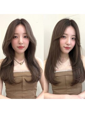 コート 表参道(Cote) 韓国くびれヘア　ナチュラルレイヤースタイル　ハイレイヤー