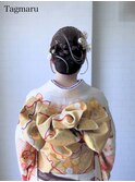振袖着付けヘアセット☆