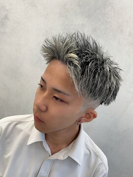 ルースト 西院店(ROOST) ジェット×ホワイトハイライト