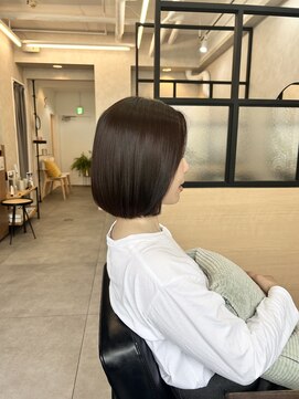 マイルームギンザ 銀座店(my room GINZA) 【艶髪スタイル】縮毛矯正　ボブ　髪質改善　銀座　東銀座