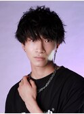 メンズマッシュメンズヘア波巻きスパイラルパーマ波巻きパーマ