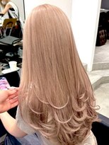 シエラ 堀江(CIERA.)&nbsp;ショートボブショートヘアミルクティーベージュハイライトカラー