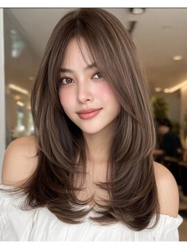 ジュール 新宿三丁目(Joule) 新宿駅/前髪カット/韓国/レイヤーカット/顔周り/酸性ストレート