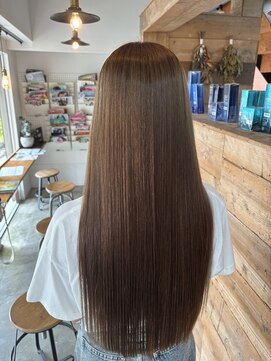 ルームスヘアー(Rooms Hair) 【イマイケ】髪質改善／ブラウンベージュ