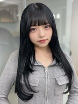 ソラ 広尾店(SORA)&nbsp;レイヤーカット/ブルーブラック/髪質改善