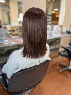 アークスヘアー 透明感抜群20代30代ダブルカラーブリーチオリーブグレージュ