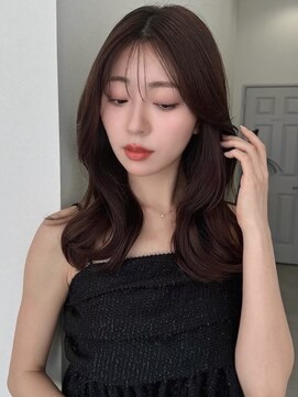 ソヨン 名駅2号店(SOYON) 似合わせカット/大人ガーリー/ダークアッシュ/オリーブグレー753