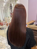 ジーテ(gite) チェリーレッド×ピチキュア「横浜/髪質改善/縮毛矯正」