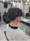 シースルーマッシュ　ハンサムショート　ナチュラルショート