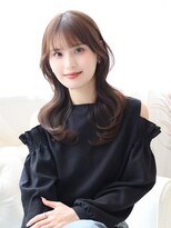 アッシュ 成増店(Ash)&nbsp;艶髪ブラウンの韓国風ミディアム