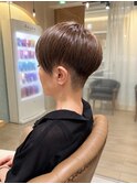 大人の丸みシルエット×刈り上げショート♪