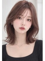 髪質改善サロン WE BE PARSLEY atre 川越店【ウィービーパセリアトレ】&nbsp;【小顔になれるくびれ感】韓国風顔周りレイヤー×透明感ベージュ