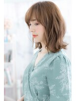 ヘアアンドビューティー ミック(Hair & Beauty miq) 無造作カールの女っぽくびれセミディb
