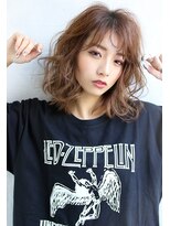 ブラン 梅田(Blanc) 【Blanc/梅田】毛先パーマ_無造作ミディ_外ハネボブmi