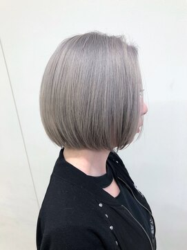 モリオフロムロンドン 大宮店(morio from London) 【morio坪井】ケアブリーチ ×ホワイトシルバーグレージュ