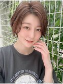 【ROMA銀座】大人かわいい/くすみカラー/小顔ショートマッシュ