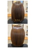 煌水ストレートスタイル　Before After