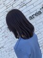 ナオシ エリアツー 北大和店(nao c area2) 暗めのカラーでもカットで軽さと抜け感を出して柔らかい質感に!