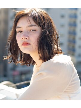 スタジオ エット(studio ett) 【studio ett】ナチュラル×ヌーディ　クセ毛風パーマ