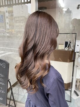 ミニム ヘアー(minim hair) 【minim×日比】ブリーチなし　ブランジュカラー