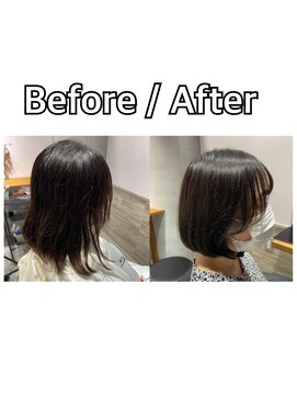 リーオオサカ(Lee Osaka) 【Lee大阪店】韓国風ワンカールボブ/新出奈津樹