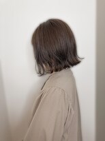 ファイン 美容室 深川店(FINE)&nbsp;20代30代大人可愛い小顔ショートカット外ハネボブブラウンカラー