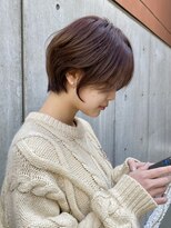 レーヴバイロンド 仙台(Reve by Lond)&nbsp;冬に映える大人美人ショートボブ　ココアベージュ　黒髪