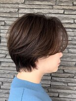 ハイバレーヘアーメゾン(HIGH VALLEY HAIRMAISON)&nbsp;大人ミニショートショートボブグレージュ透明感カラーベージュ