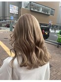 【ベージュ】モーヴカラー,透明感