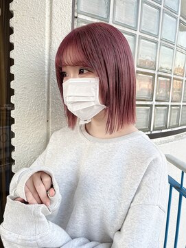 ロマーリ(LOMARLIE) lavender pink ×切りっぱなしbob