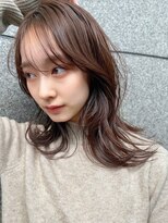フリティ 大阪西梅田店(friity)&nbsp;ベージュインナーカラーショートボブレイヤーミディアム前髪