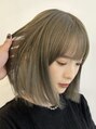 メゾンアクア 表参道(Maison ACQUA)&nbsp;1ブリーチでできる柔らかいオリーブカラー[青山/表参道駅/ボブ］